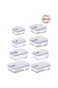 Neoflam Perfect Seal 8 Parça Cam Saklama Kabı Bej