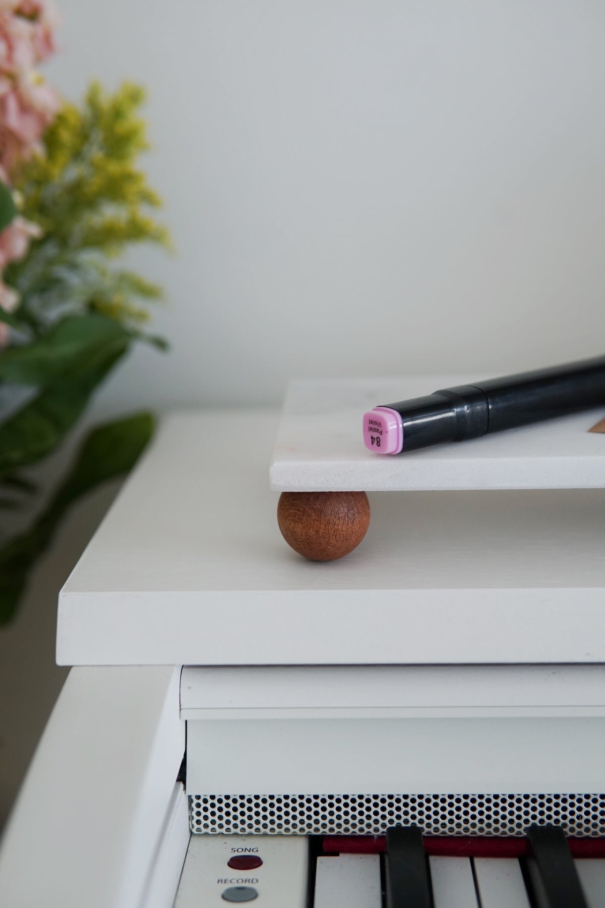 Beyaz Mermer Dikdörtgen Sunum Tabağı 24x12 cm | Çok Amaçlı Dekoratif Stand