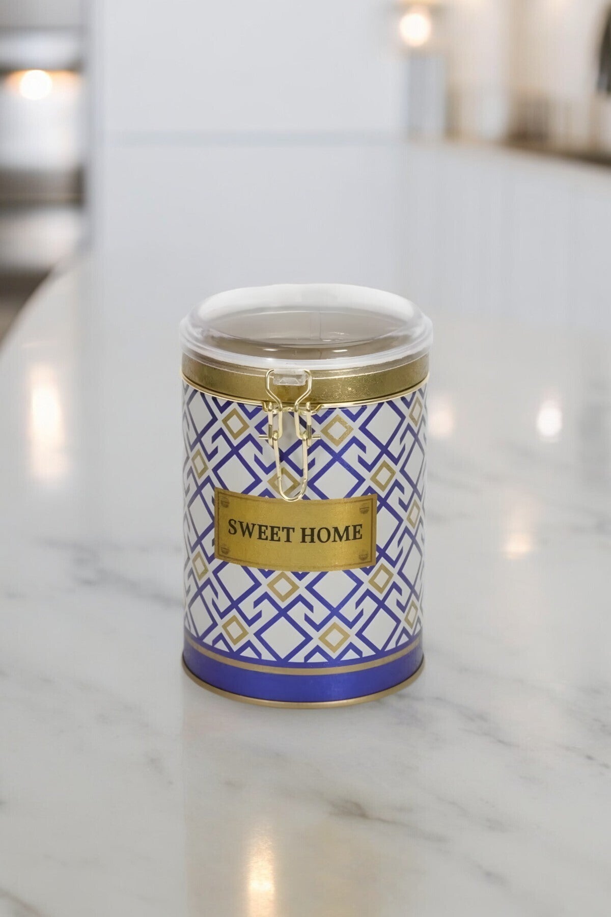 Evle Ef112-a9 Turkish White Blue_swt Home Desenli Baharatlık 1 Lt