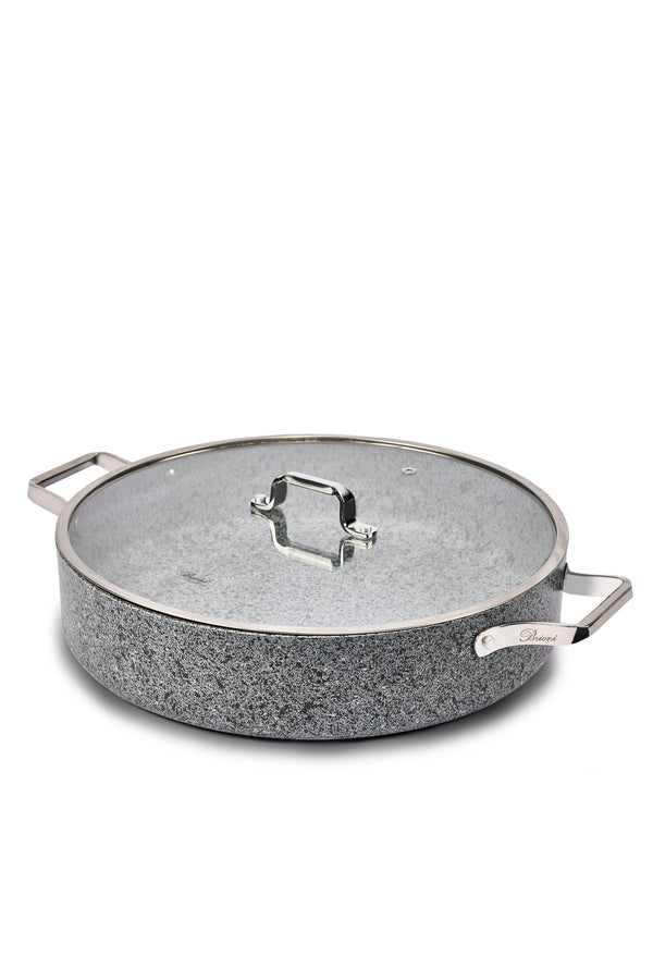 Brioni Stone Age 34 Cm Basık Tencere