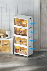 Katlanabilir Modüler Dolap 4 lü 54 cm x 31,7 cm x 127 cm