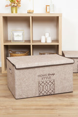 Keçe Kapaklı Çok Amaçlı Mega Plus Kutu Hurç 57 x 41 x 31 cm