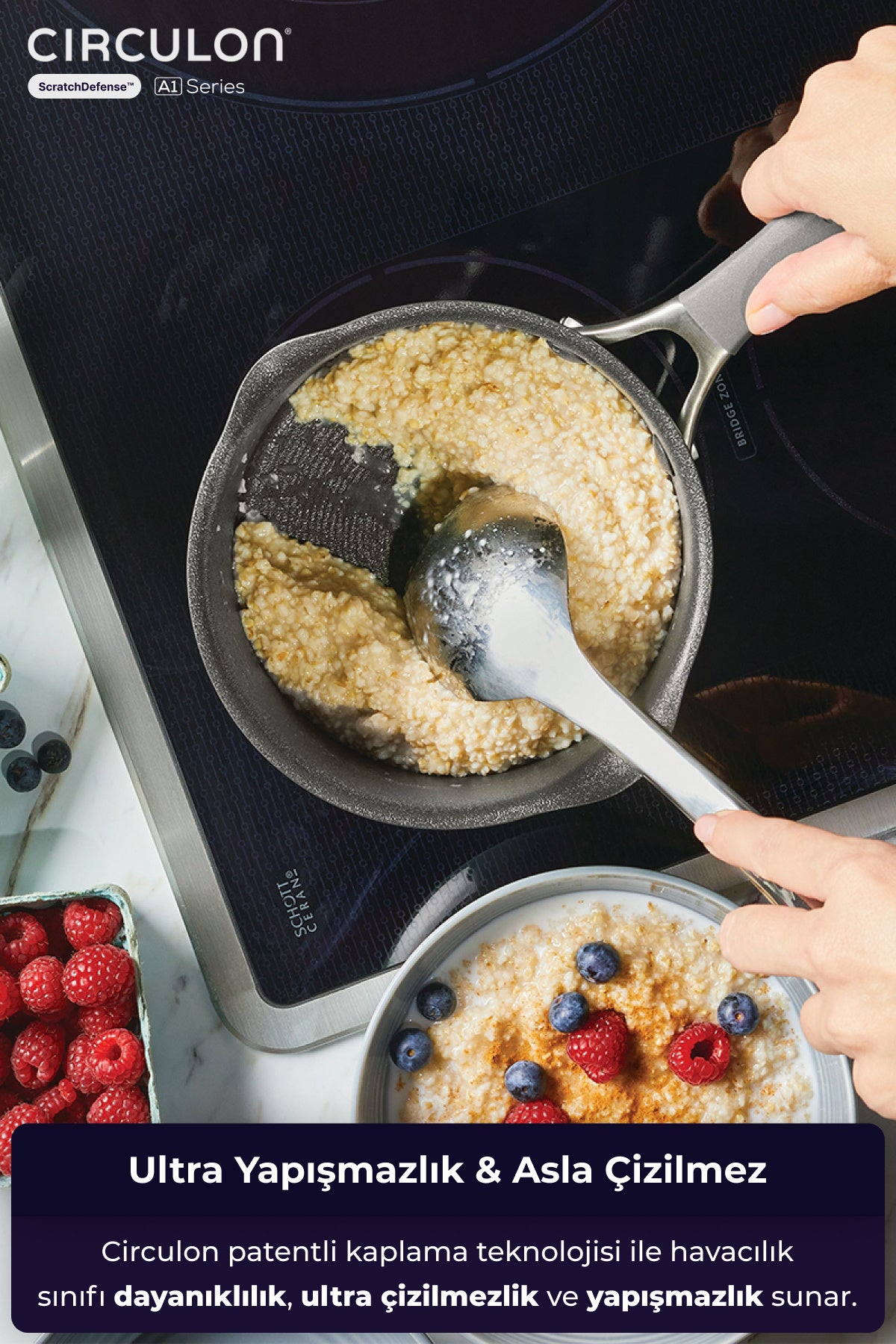 Cam Kapaklı Sos Tenceresi 16 CM