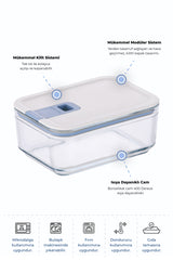 Neoflam Perfect Seal Cam Saklama Kabı 750Ml