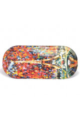 Ef168-02 Afremov Paris Desenli Oval Tepsi 16x35 Cm