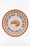 Evle Ee197-1e Mosaic Love Desenli Yuvarlak Tepsi 32 Cm