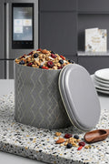 Evle Oval Küçük Kutu, 140x120x130 mm, 1,4 lt, Flat Black