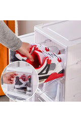 6 Katlı, Katlanabilir Ayakkabılık, Taşınabilir Çok Amaçlı, Geniş, Katlanabilir Dolap ve Raf