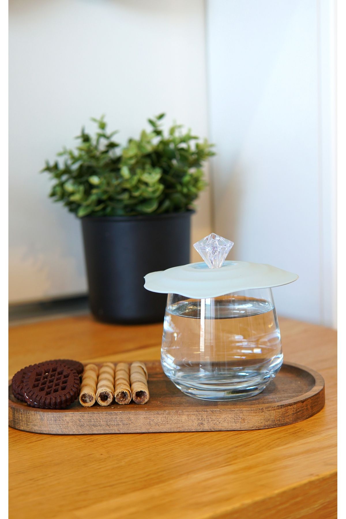 Silikon Bardak Kapatıcı, Platinum Silikon, 12 x 3 cm, Asorti