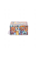 Ef028-01 Afremov Big Ban Desenli Kare Metal Saklama Kabı 20x20 Cm