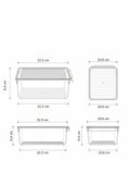 DecoBella PET Buzdolabı Düz. Kapaklı (L), Renkli