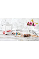 Kare Saklama Kabı 3 x 350 Ml