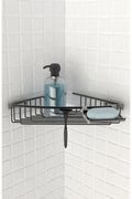 Primanova M-N30-06 Paloma Alu. Banyo Rafı Tekli Mat Eloksal Siyah