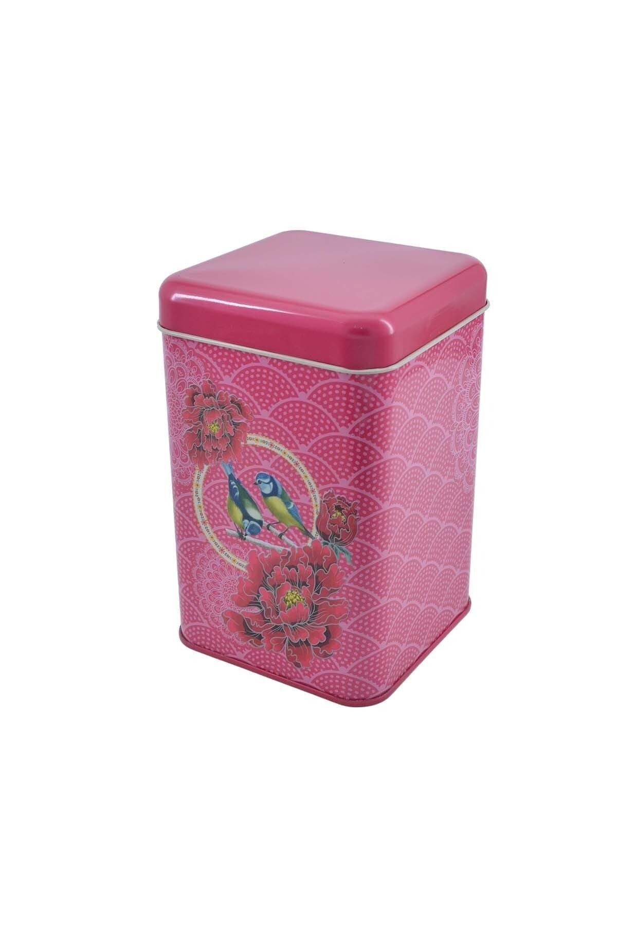 Evle Kare Metal Saklama Kabı 11x11 Cm