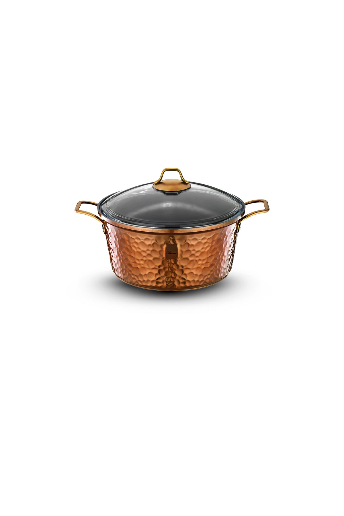 Brioni Copper 7 Parça Tencere Takımı Bakır Cp-11101