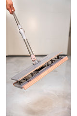 Click Mop, Akıllı Mop Paleti – Paslanmaz Çelik Saplı, Katlanabilir Mikrofiber Temizlik Aparatı