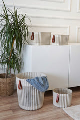 Flexion Sepet Seti, 4 lü, Krem