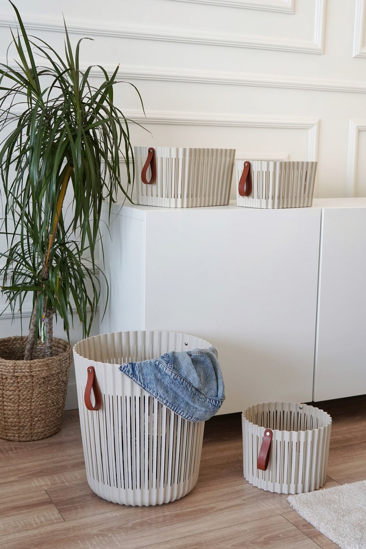 Flexion Sepet Seti, 4 lü, Krem