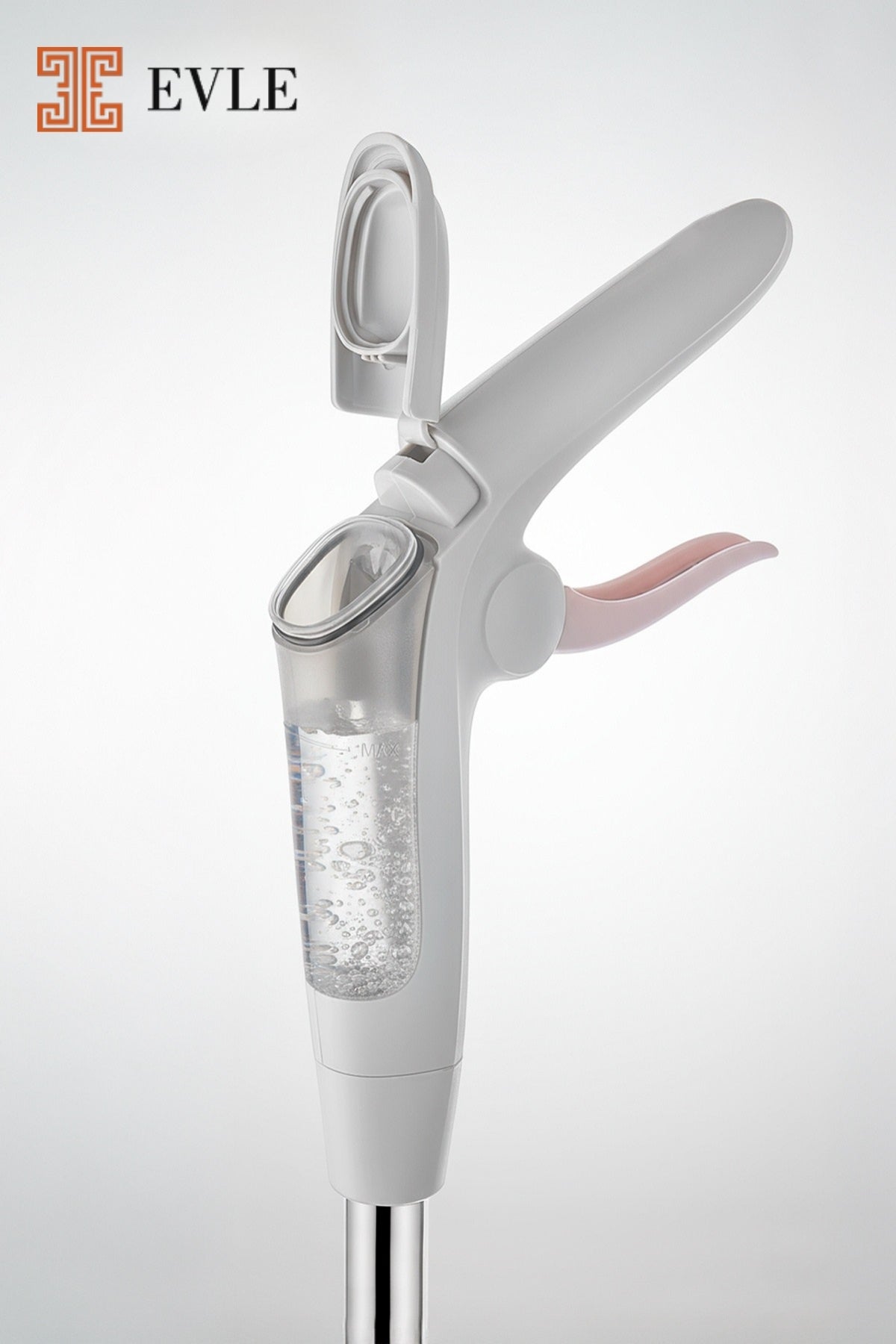 Lavine Mandallı Sprey Mop – Kompakt Gövdeli, Mikrofiber Bez Uyumlu (4XL Bez Destekli)