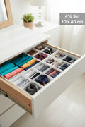 Decobella Çekmece Düzenleyici 4'lü 10x40 - Çok Amaçlı Ayarlanabilir Bölmeli Organizer