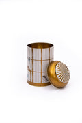 Evle Yuvarlak Kutu, Ø105x150 mm, Kubbe Kapak, 1,1 lt, City Tea