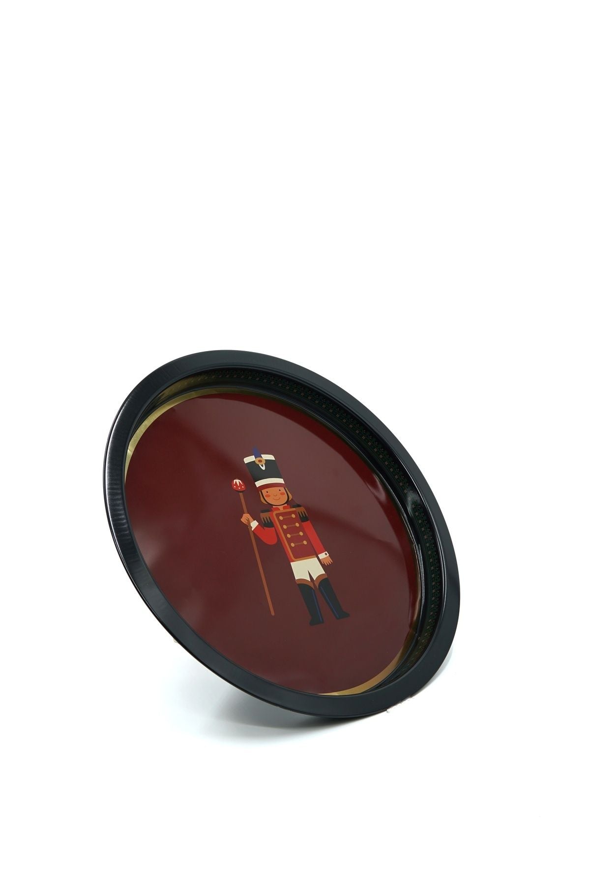 Yılbaşı Temalı Metal Tepsi, 31.5 Cm Ez197-1r