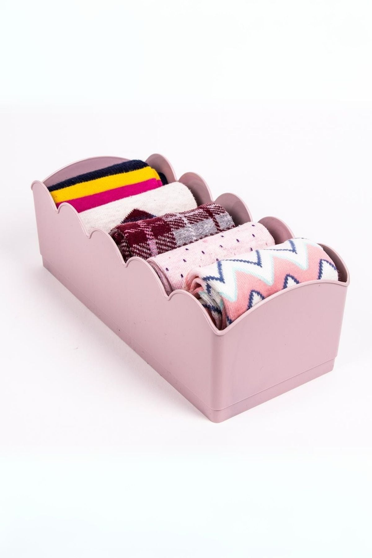 5 Bölmeli Düzenleyici, Saat, Takı, Toka, Çorap, Kravat, İç Çamaşırı Düzenleyicisi, Gri