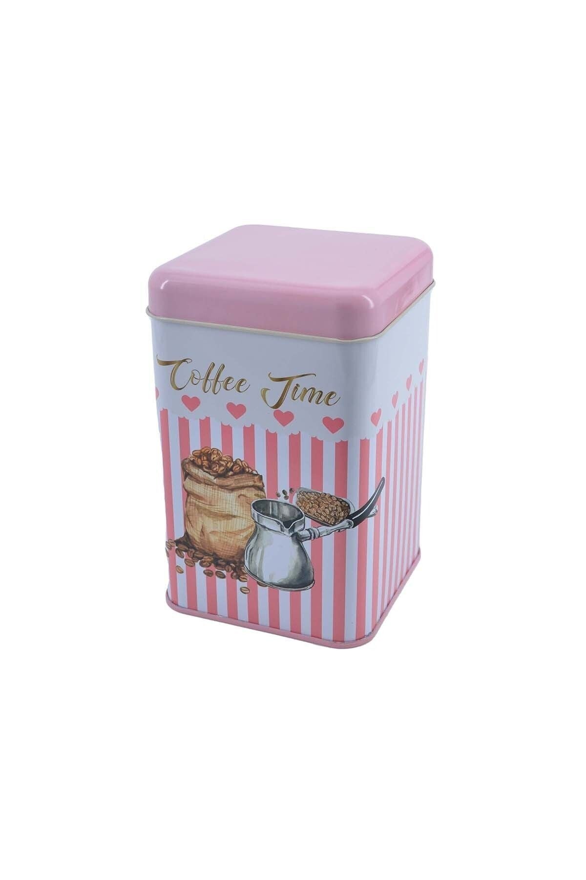 Evle Kare Metal Saklama Kabı 11x11 Cm