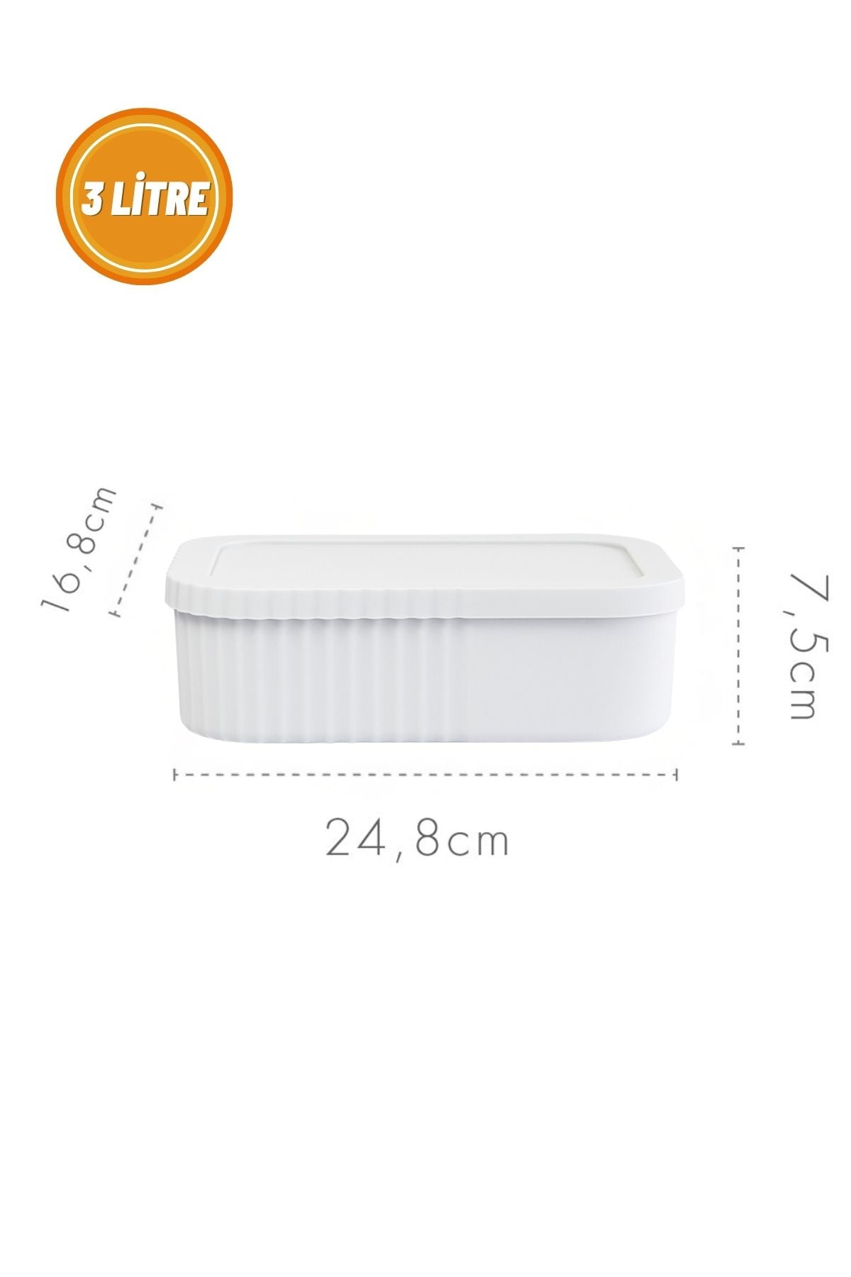 3 Litre Kapaklı Mini Organizer Kutu