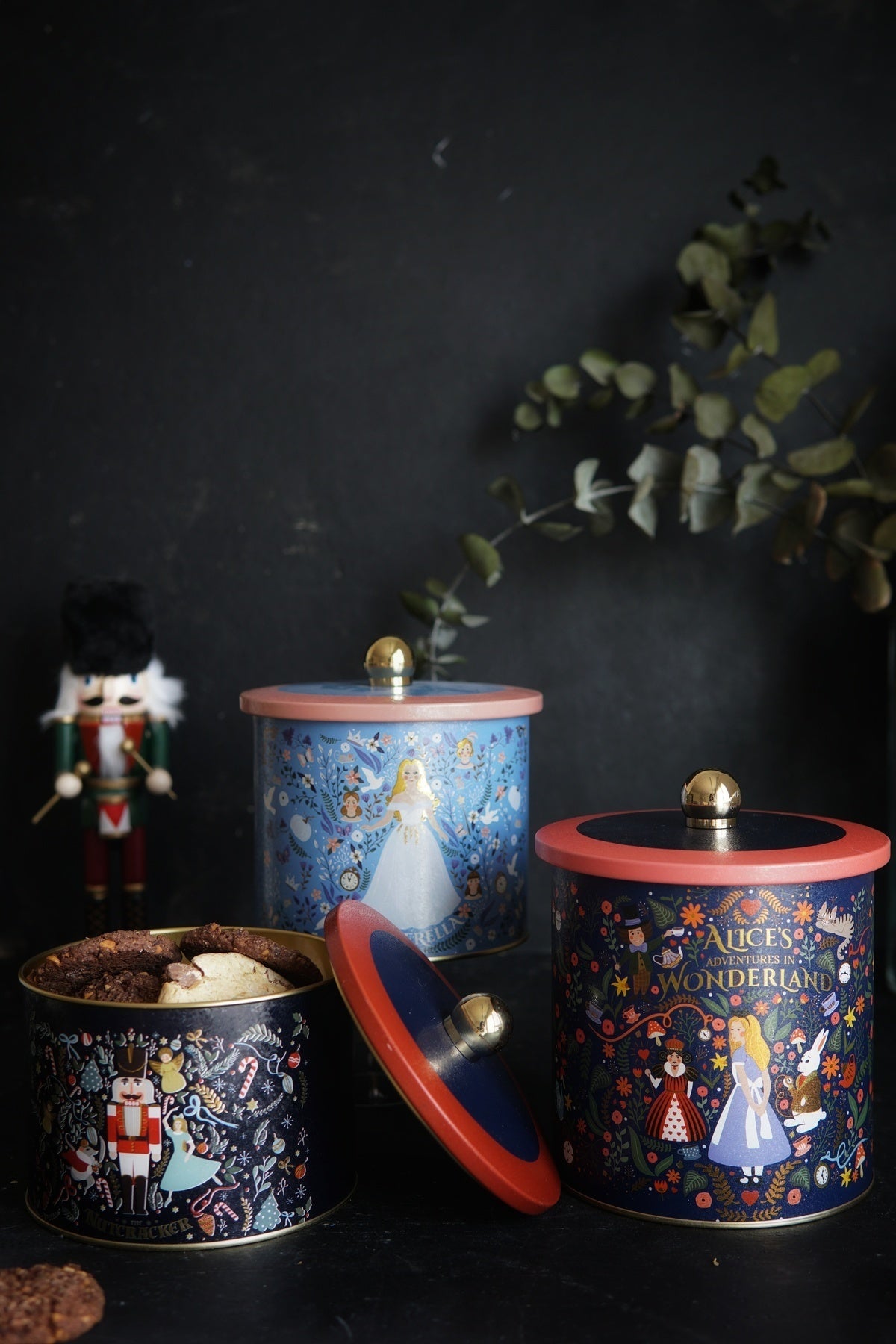 Yuvarlak Kutu Ø140, Topuz Kulp, 3 lü Set