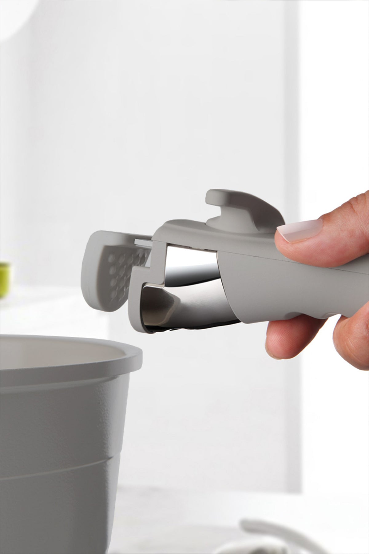 Midas Gri 9 Parça Ayrılabilen Saplı Iç Içe Geçebilen Indüksiyonlu Tencere Tava Seti