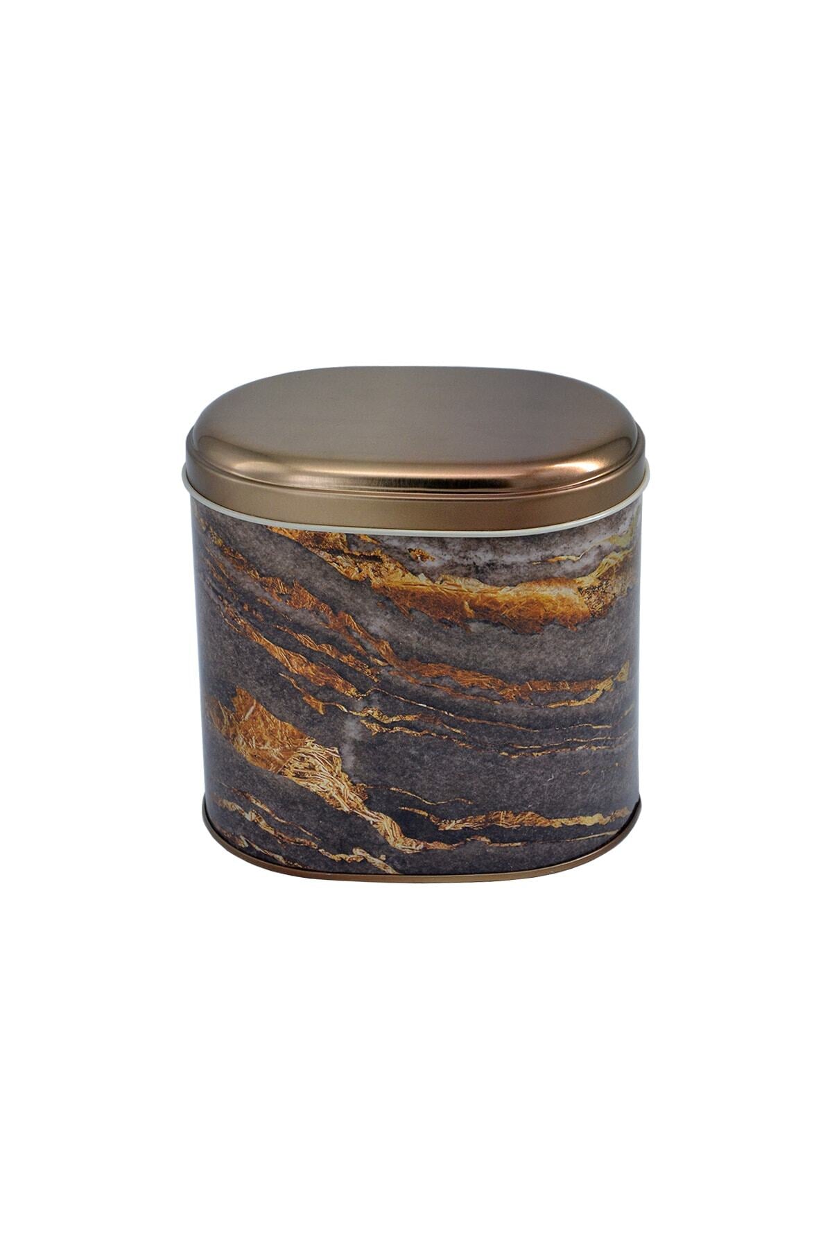 Evle Oval Metal Saklama Kabı 11x15 Cm