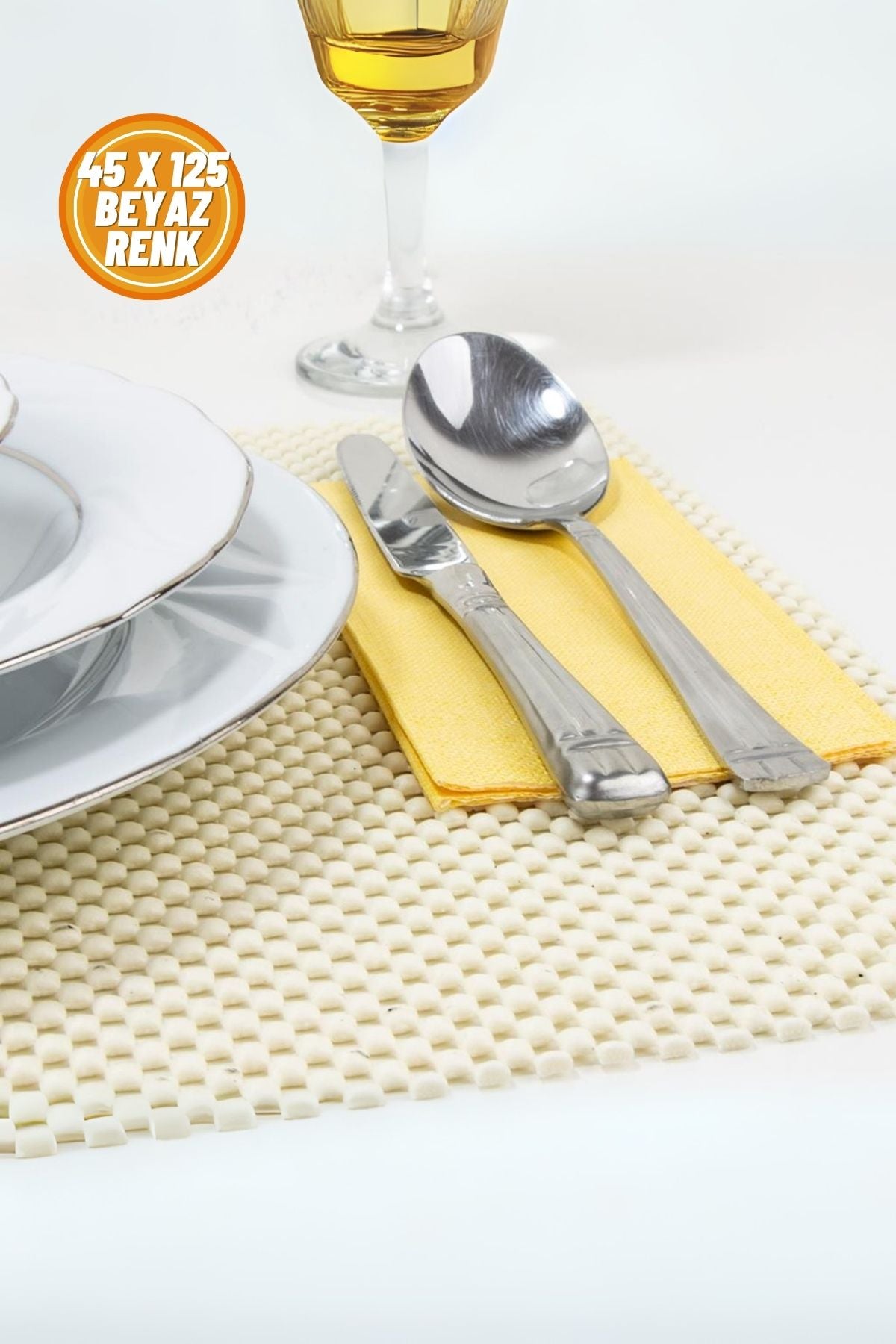 Halı Kaydırmaz, Torpido Koruyucu, Masa Koruyucu Örtü, Araba Göğüs Koruyucu 45x125 cm