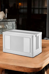 Çok Amaçlı Modüler Kasa, İstiflenebilir Organizer Düzenleyici 55 lt, 54 x 31,7 x 31,7 cm, Beyaz
