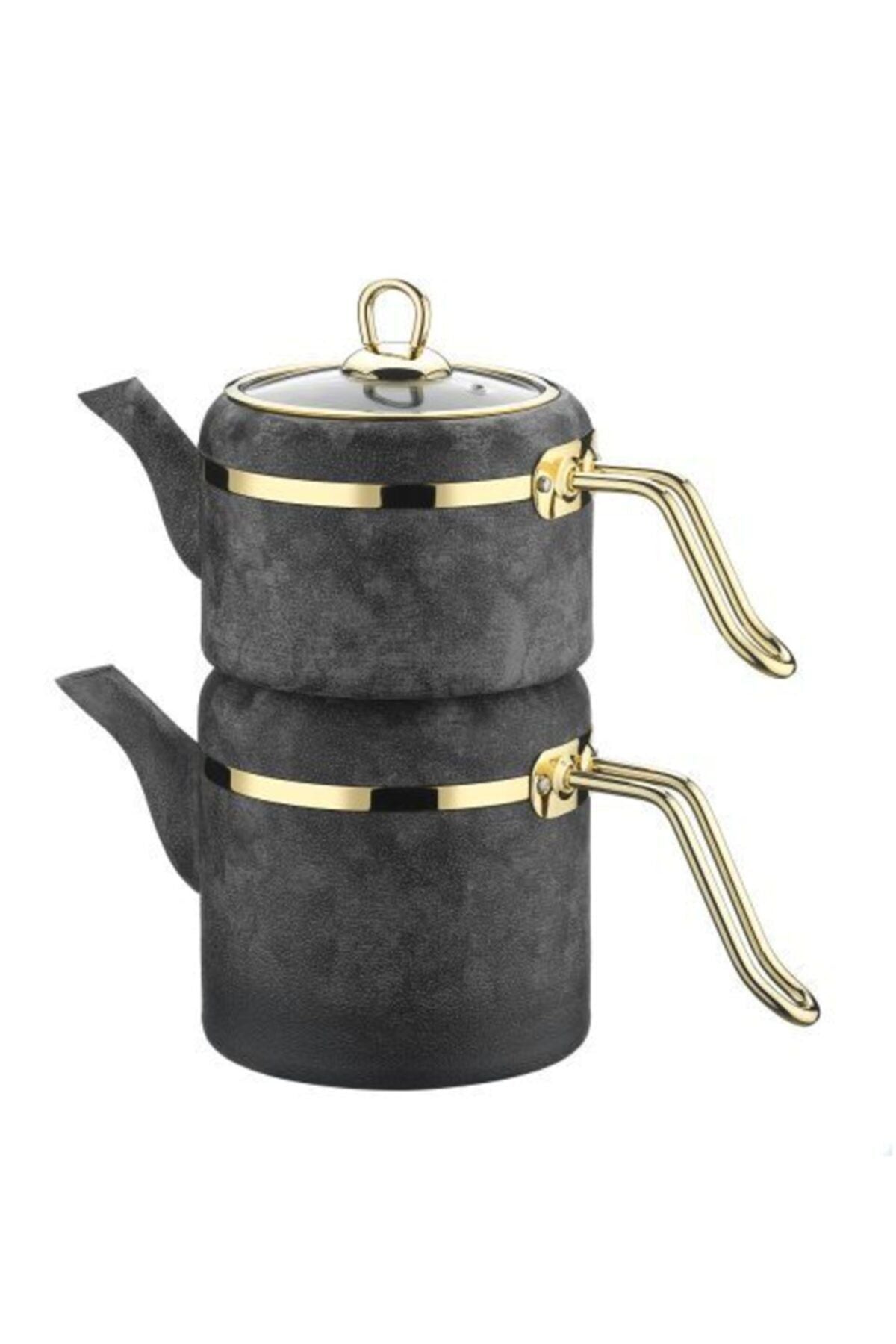 Brioni Royal Stone Takım Çaydanlık Kum Taşı & Altın Rsk-02tk Granit