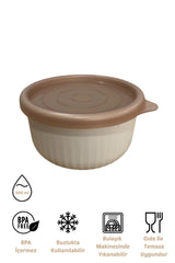 x VipAhmet Vakumlu Saklama Kabı, 0,30 lt, Kumsal