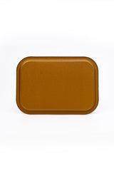 Forrest Desenli Metal Tepsi - Çay Kahve Tepsisi - Sunum Tepsisi 28 Cm X 40 Cm Ee164-7i