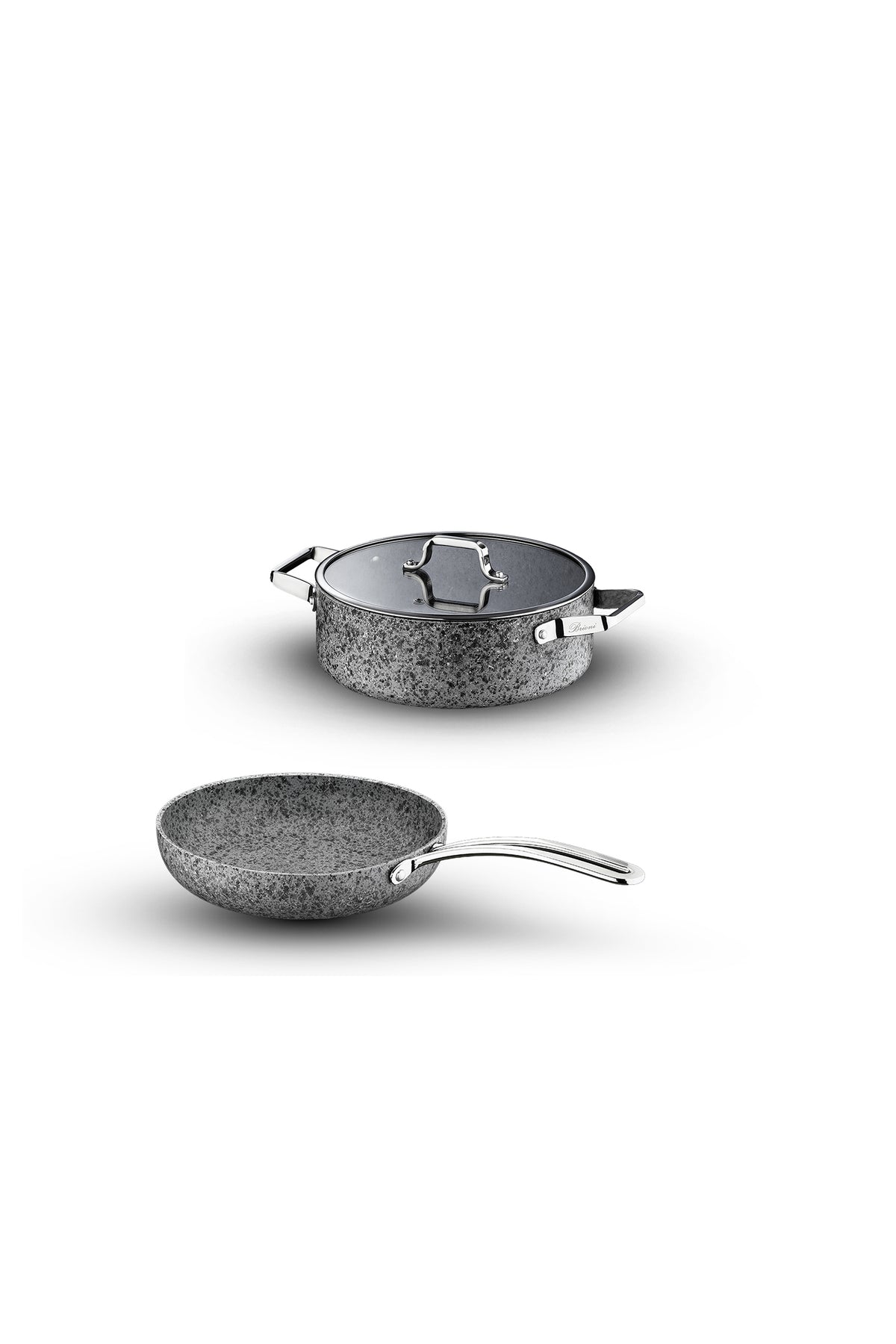 Brioni Stone Age 3 Parça Tencere Seti (24B-24T)