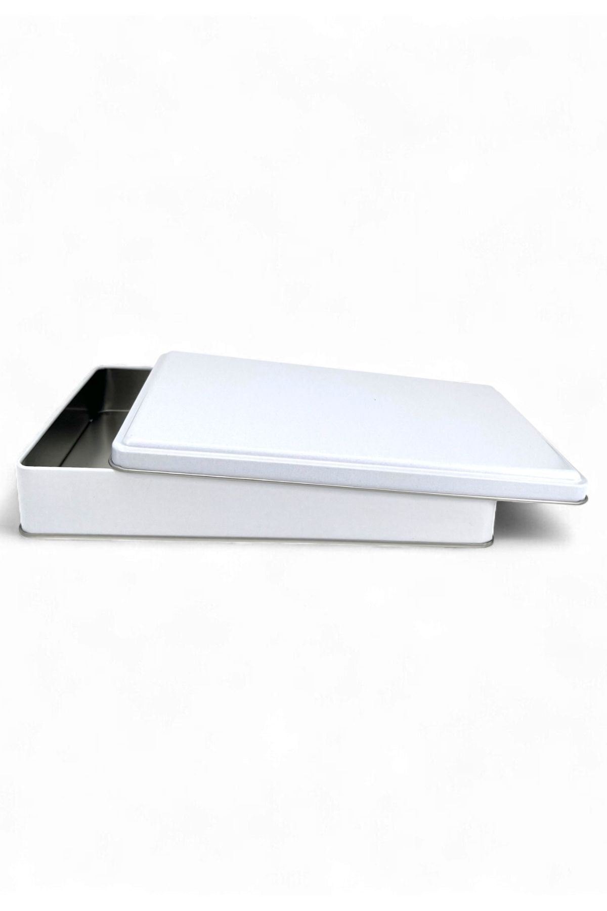 170x260x47 mm Metal Kapaklı Baskısız Metal Kutu, Mat Beyaz, 42 Adet