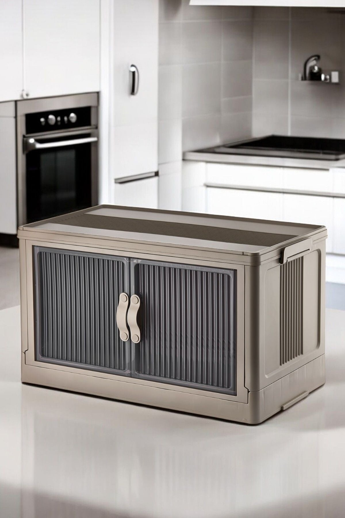 Evle Katlanabilir Modüler Dolap Tekli, 55 lt, 54 cm x 31,7 cm x 31,7 cm