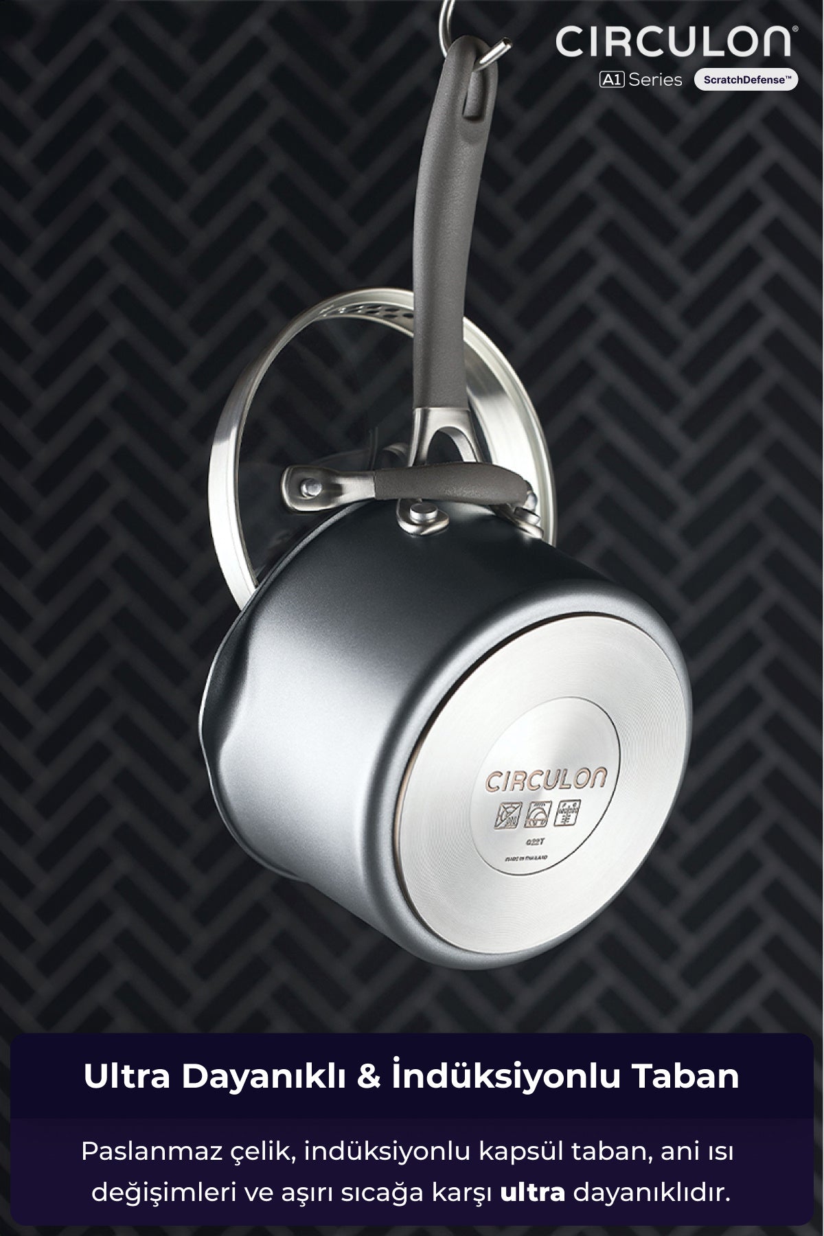 Cam Kapaklı Sos Tenceresi 16 CM