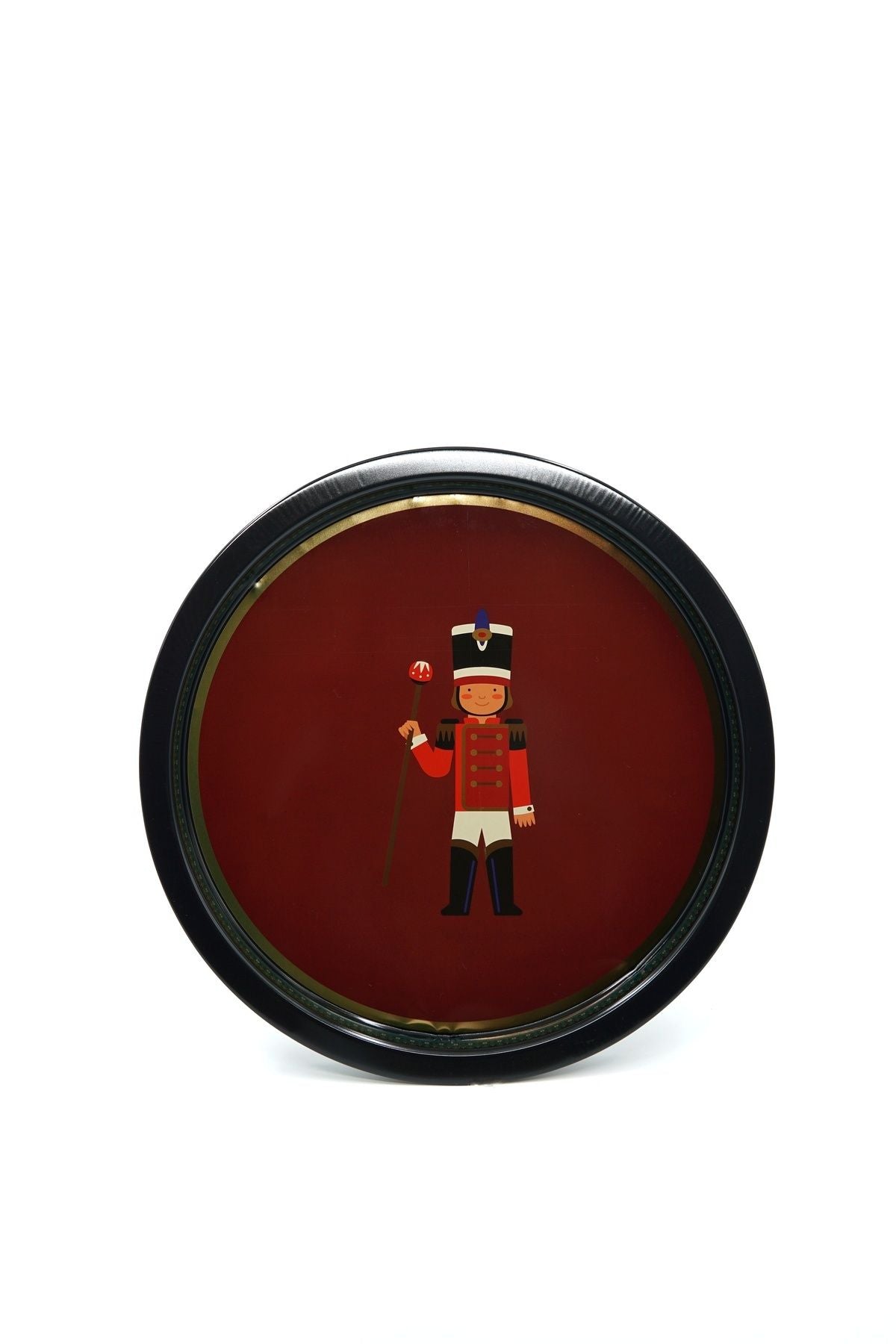 Yılbaşı Temalı Metal Tepsi, 31.5 Cm Ez197-1r