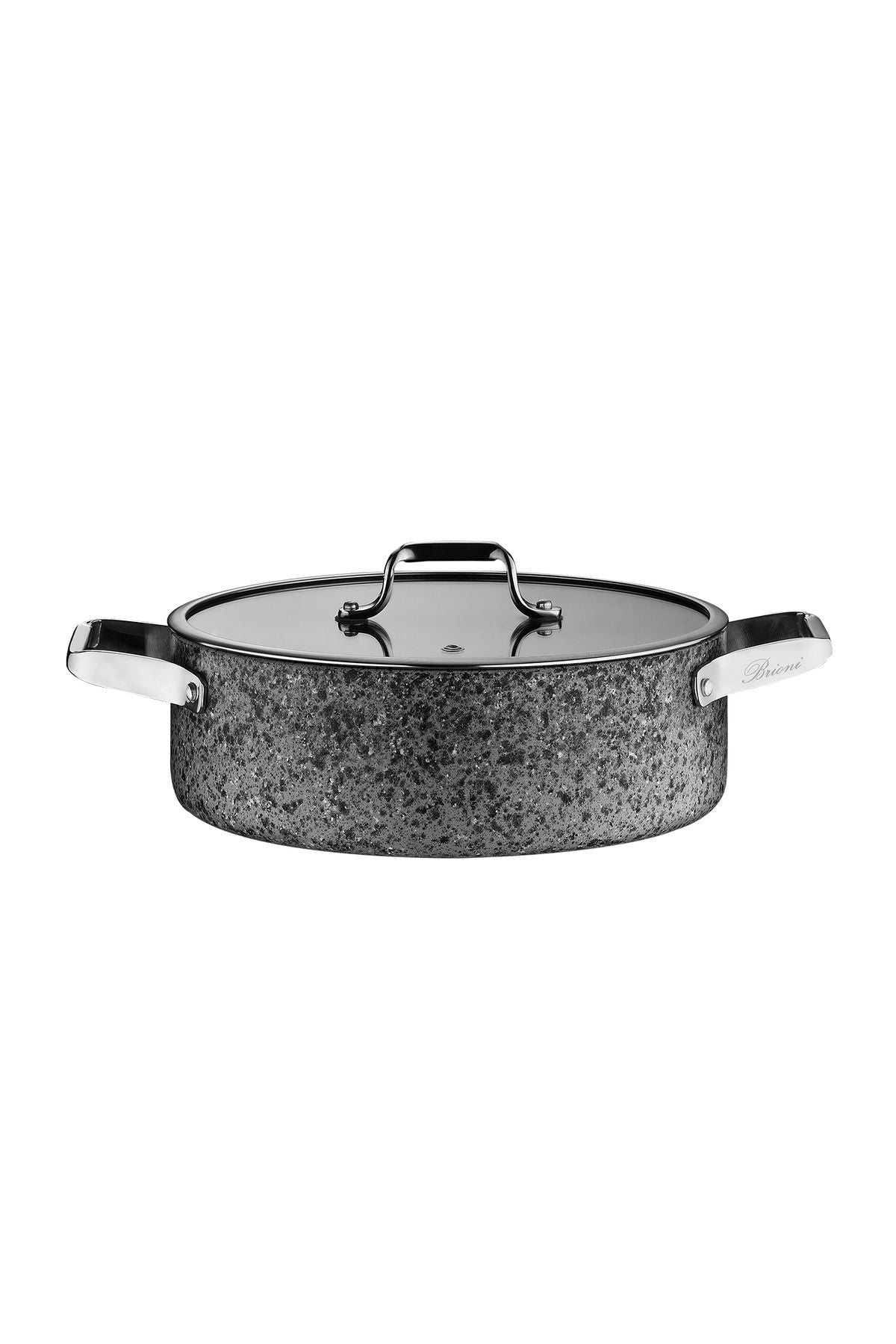 Brioni Stone - Age 30 cm Basık Tencere