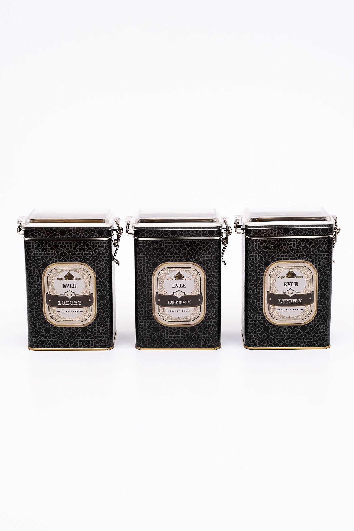 Erb21v2 Dikdörtgen Kilitli Saklama Kabı 75x100x150 3 Lü Set, Trellis