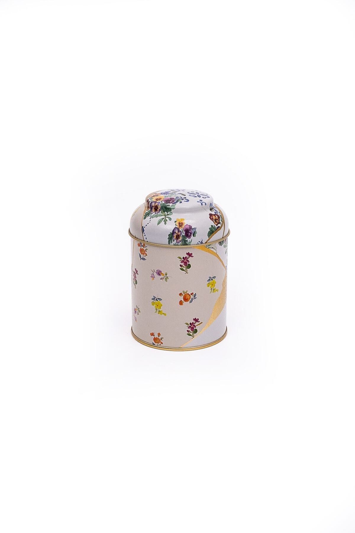 Yuvarlak Metal Saklama Kabı, Ø 9 x 11 cm, Kubbe Kapak, 0,6 lt