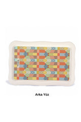 Ef165-56 Morocco Cream Desenli Dikdörtgen Tepsi 24x33 Cm