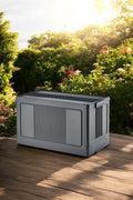 Evle Katlanır Kasa - Large 54 x 31,7 x 31,7 cm, Flat Blue