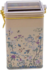 Er048-2e Botanica Yellow Desenli Dikdörtgen Metal Saklama Kabı 8x10 Cm