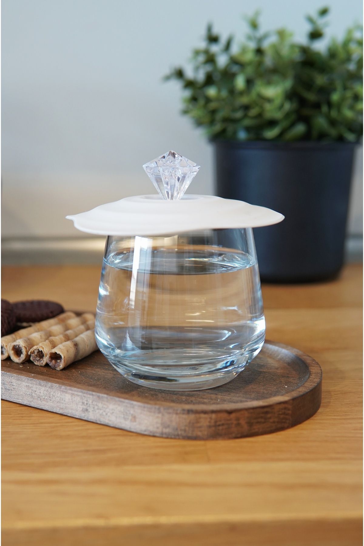 Silikon Bardak Kapatıcı, Platinum Silikon, 12 x 3 cm, Asorti