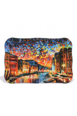 Ef165-03 Afremov River Desenli Dikdörtgen Tepsi 24x36 Cm